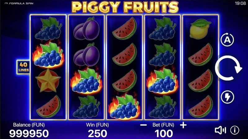 Piggy Fruits - メインゲームモードの開始